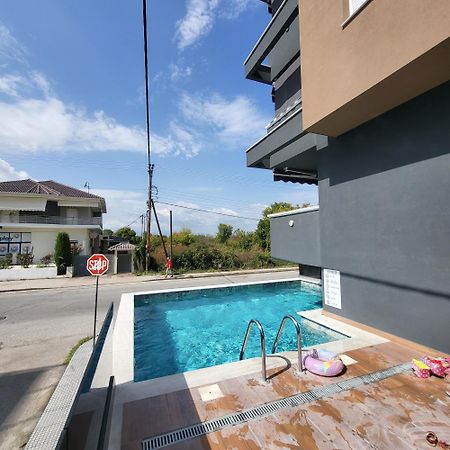 Luksuzni Apartman Harmonija Paralija Paralía Exterior foto